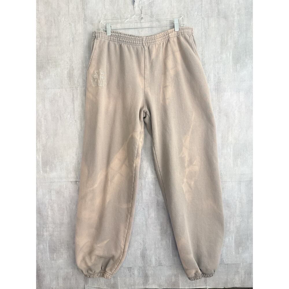 Palo Santo Studios Pants XL Bambi Embroidered Heavyweight Cotton Jogger Lounge